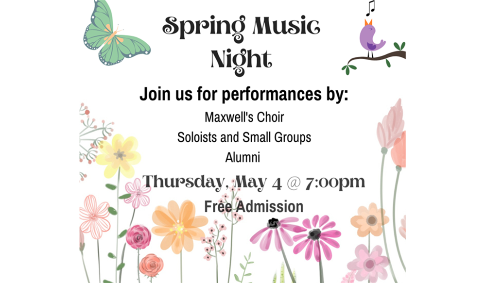 Illustration of Spring Music Night performances